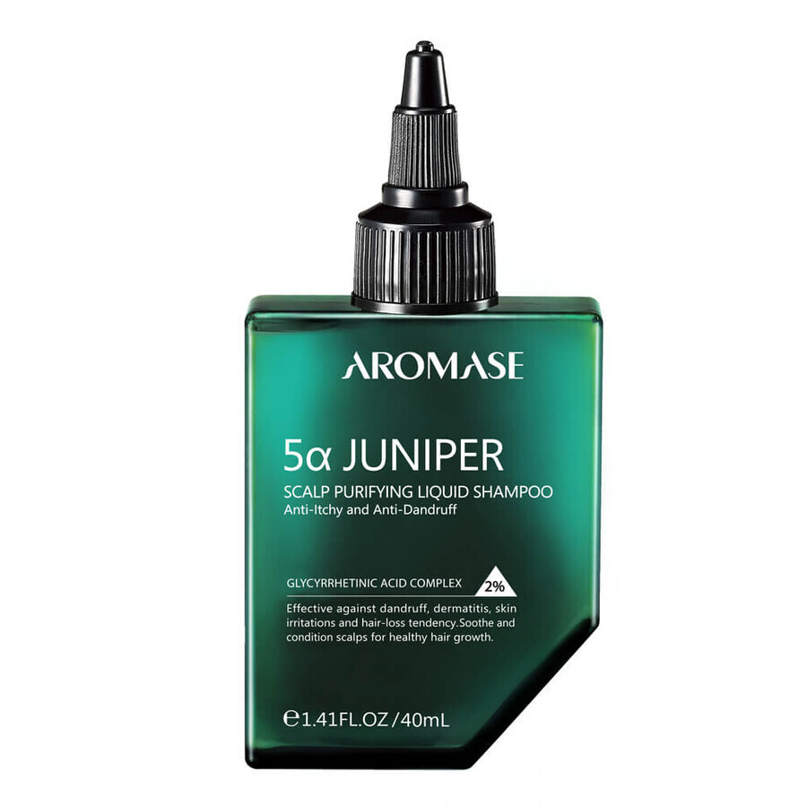 Aromase 5a Juniper Scalp Purifying, shampoo detergente per il cuoio capelluto, 40 ml