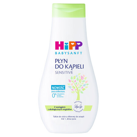 HiPP Babysanft Sensitive, loțiune de baie, din prima zi, 350 ml