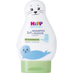 HiPP Babysanft Sensitive, gel lavacabeza y cuerpo, Seal, 200 ml