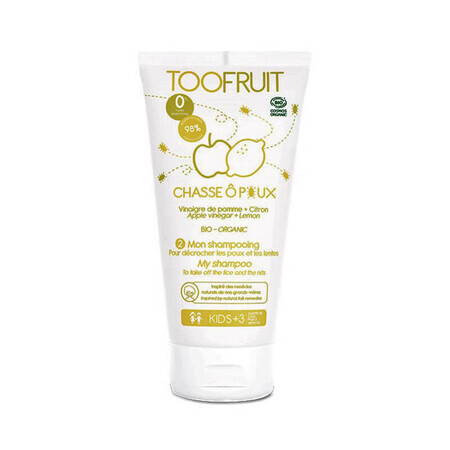 Toofruit, shampooing contre les poux pour les enfants à partir de 3 ans, 150 ml