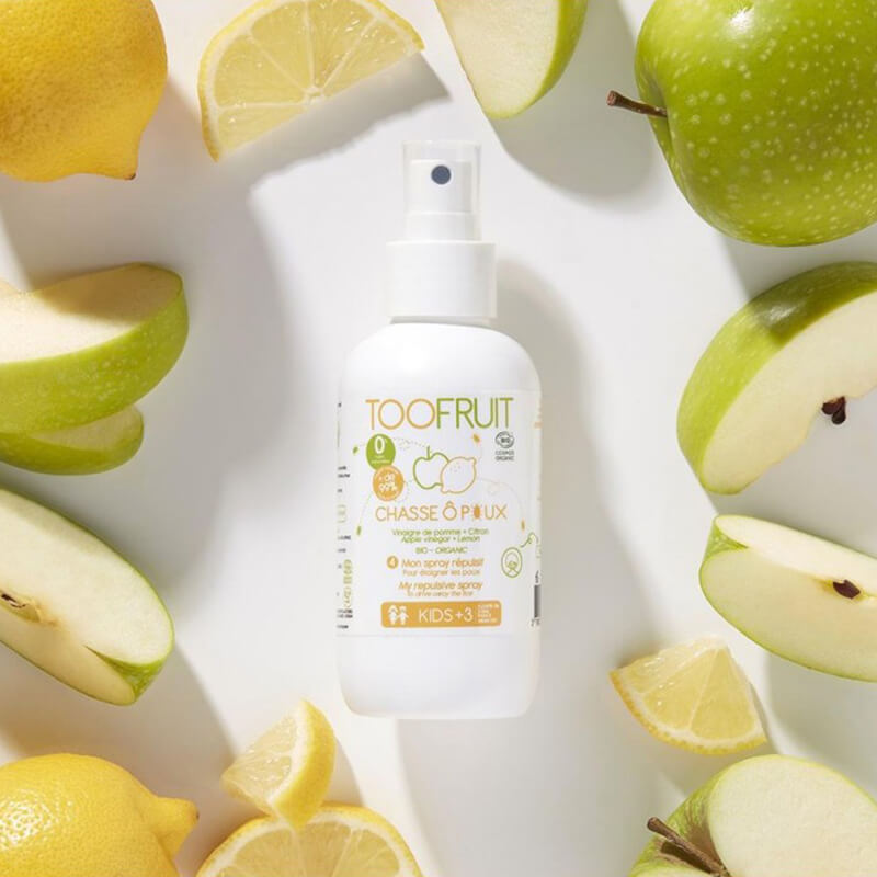 Toofruit, spray de protecție a părului pentru copii cu vârsta de peste 3 ani pentru a preveni reapariția păduchilor, 125ml