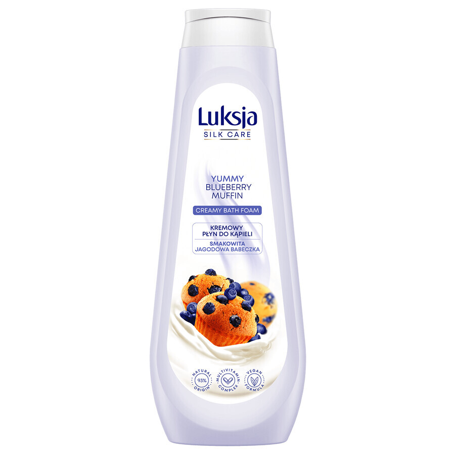 Luxja Silk Care, loción de baño cremosa, sabrosa magdalena de bayas, 900 ml