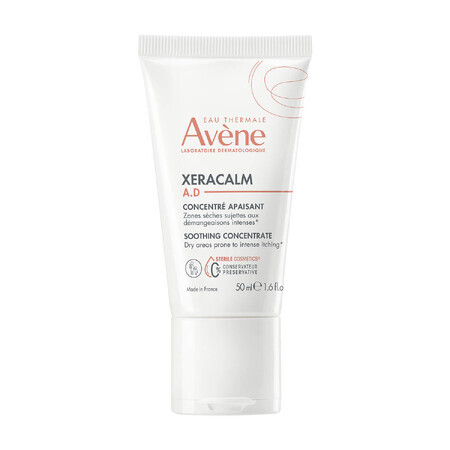 Avene XeraCalm A.D verzachtend concentraat, voor gezicht, lichaam en oogleden, geïrriteerde, atopische en jeukende huid, 50 ml