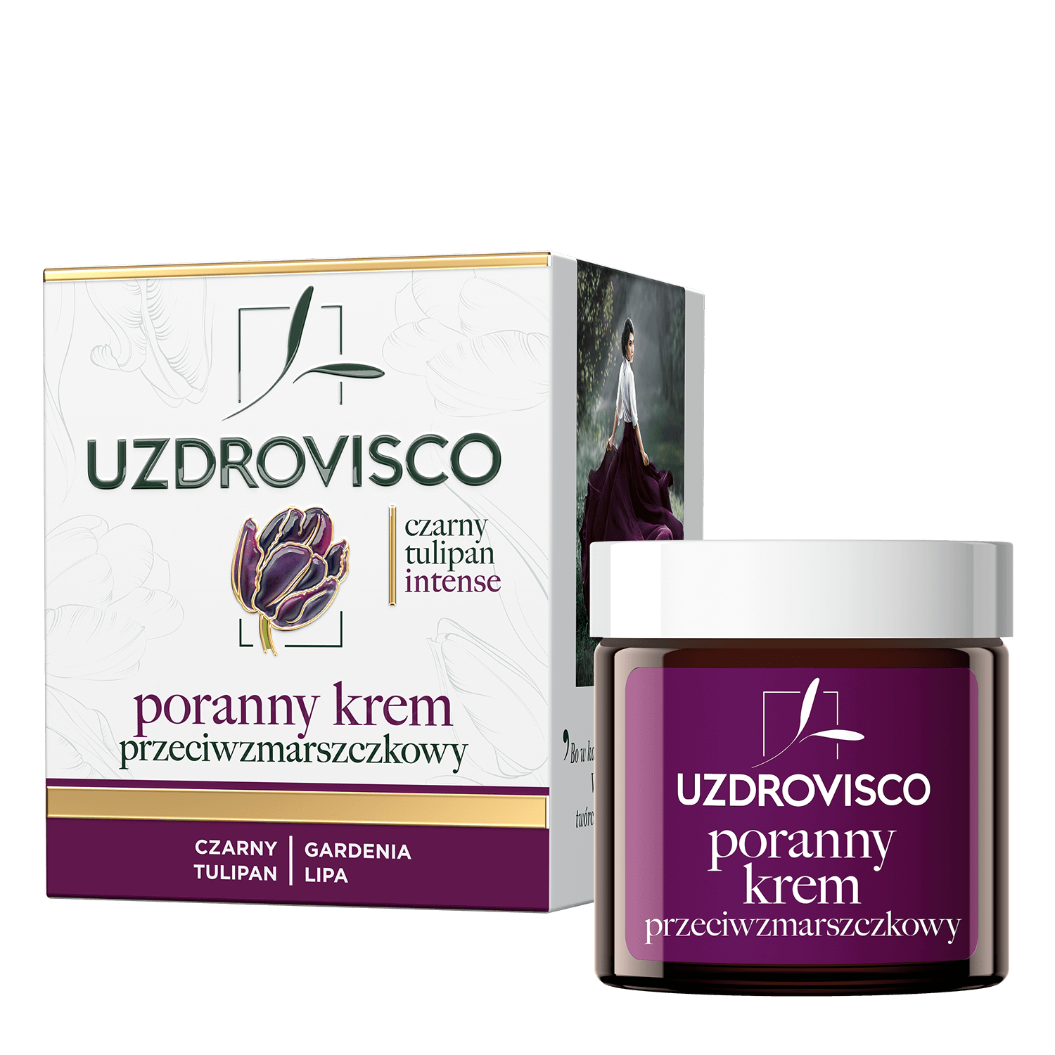 Uzdrovisco Black Tulip Intense, cremă de dimineață antirid, 50 ml