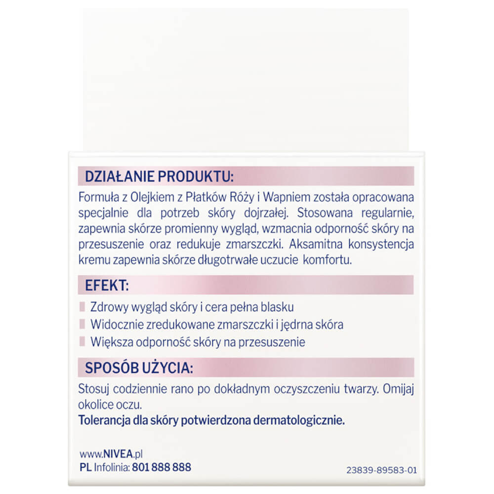 Nivea Vital Radiant Skin, cremă de zi antirid, piele matură, 50 ml