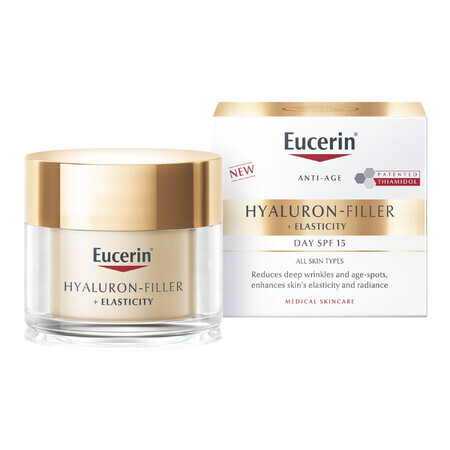 Eucerin Hyaluron-Filler + Elasticity set, crema de día, SPF 15, 50 ml + crema de noche, 50 ml