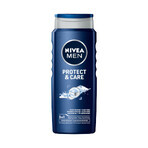 Nivea Men Protect &amp; Care set gel de ducha 3 en 1 para rostro, cuerpo y cabello, 250 ml + antitranspirante roll-on, 48h, 50 ml + crema para rostro, cuerpo y manos, 75 ml