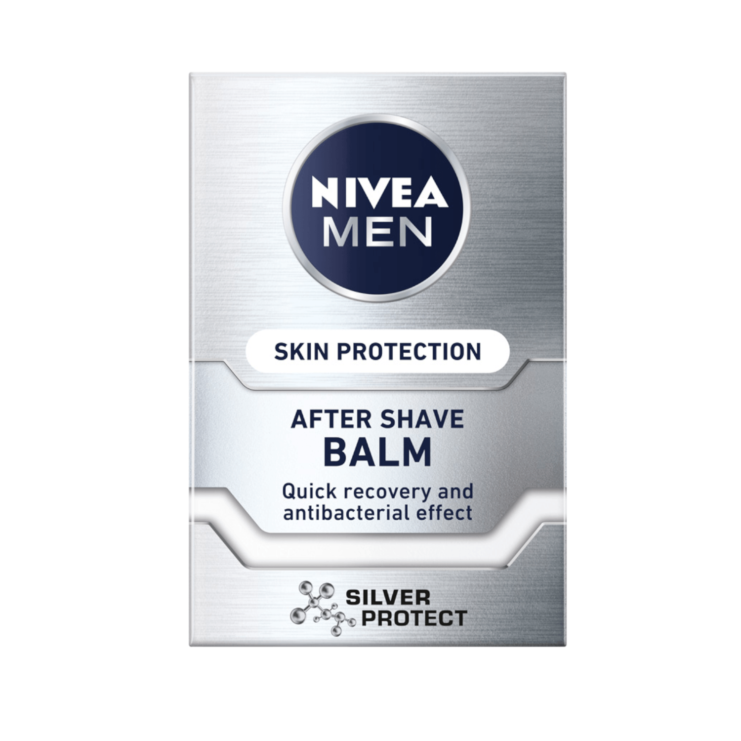 Kit Nivea Men Silver Control, balsam aftershave, antibacterian, 100 ml + roll-on antiperspirant, 48h, 50 ml + gel de duș 3 în 1 pentru față, corp și