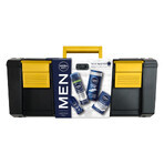 Kit Nivea Men Tech Master, spumă de ras, 200 ml + balsam aftershave, 100 ml + gel de duș 3 în 1, 250 ml + antiperspirant roll-on, 48h, 50 ml