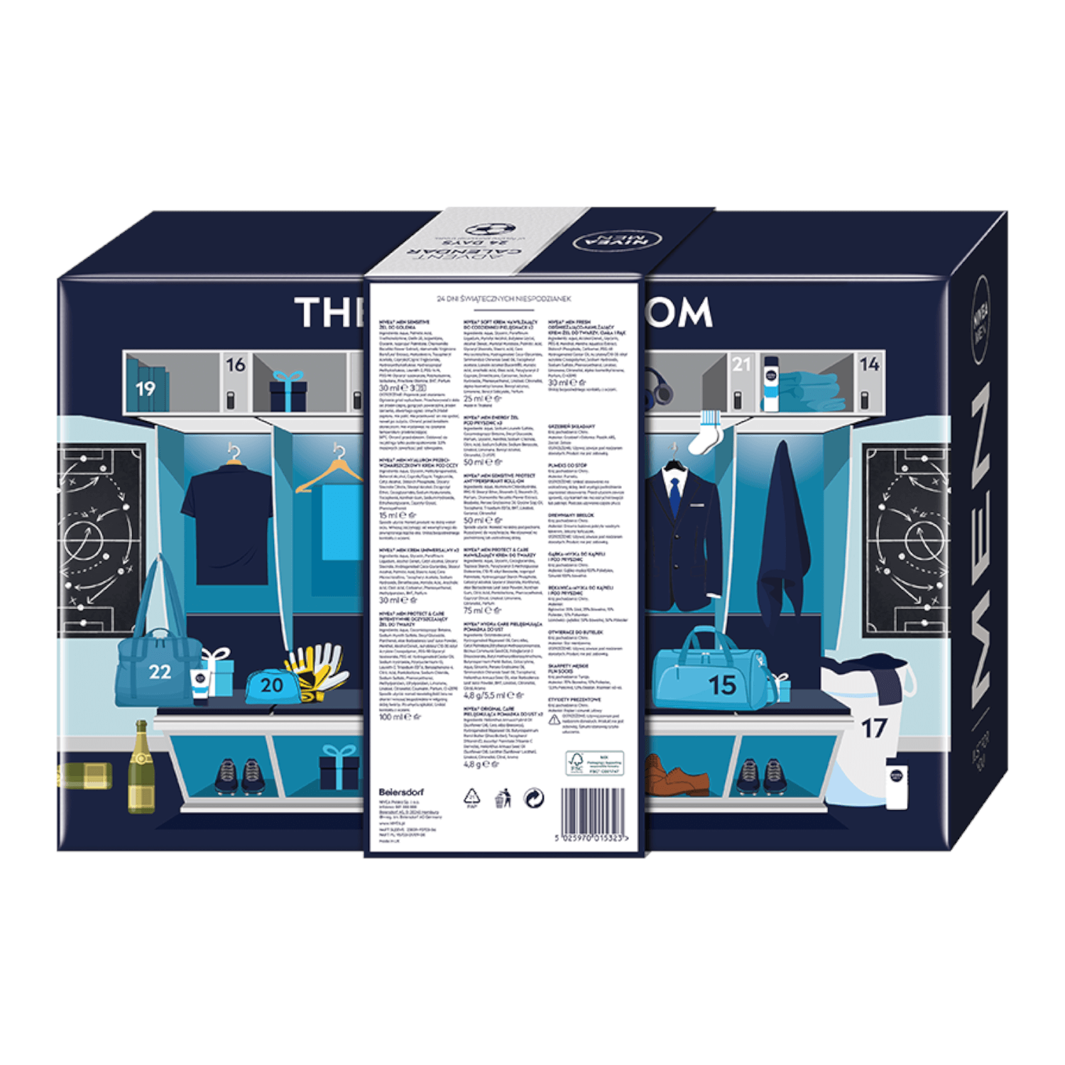 Kit calendar de advent Nivea Men