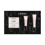 Set Lierac Hydragenist, gel-cremă hidratant iluminator, 50 ml + ser, 15 ml + cremă de ochi, 7,5 ml cadou