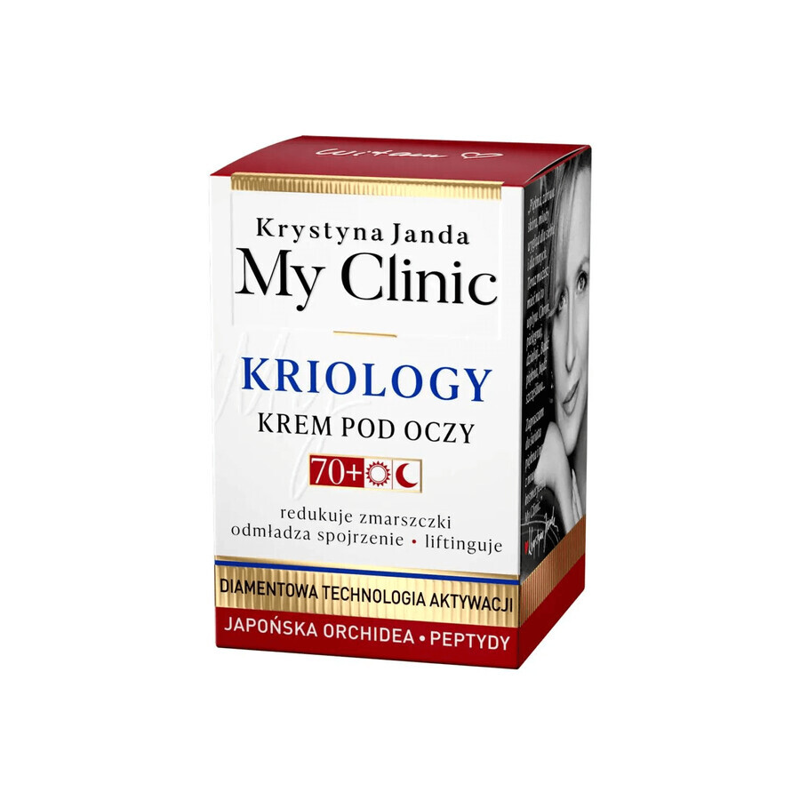 Janda My Clinic Kriology 70+ set, crema de día 50 ml + crema de noche 50 ml + crema de ojos 15 ml