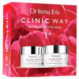 Dr Irena Eris Clinic Way 1º set, dermocrema de día, SPF 15, 50 ml + dermocrema de noche, 50 ml