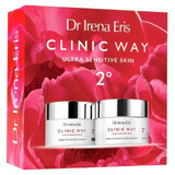 Dr Irena Eris Clinic Way 2º set, dermocrema de día, SPF 20, 50 ml + dermocrema de noche, 50 ml