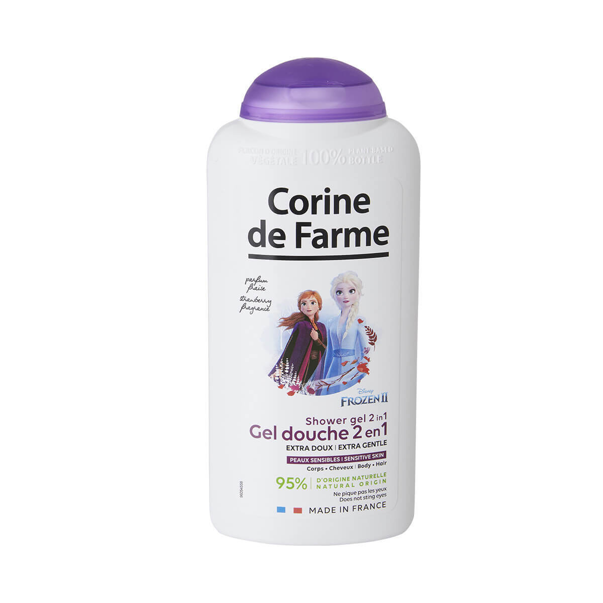 Set Corine De Farme Disney Frozen, apă de toaletă, 30 ml + gel de duș, 300 ml + agrafe de păr, 2 bucăți + brățară, 1 bucată