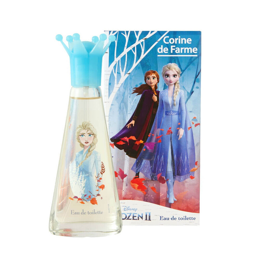 Set Corine De Farme Disney Frozen, apă de toaletă, 30 ml + gel de duș, 300 ml + agrafe de păr, 2 bucăți + brățară, 1 bucată