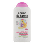 Set Corine De Farme Disney Princess, apă de toaletă, 30 ml + gel de duș, 300 ml + agrafe de păr, 2 bucăți + brățară, 1 bucată