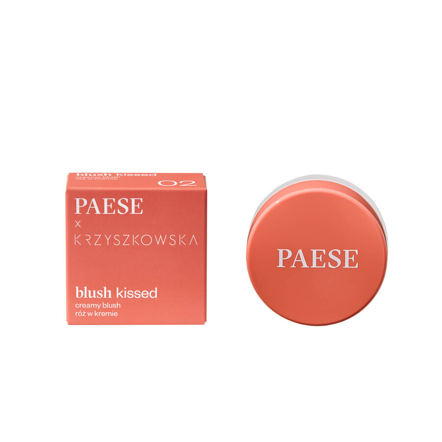 Paese x Krzyszkowska Blush Kissed, fard in crema, 02, 4 g