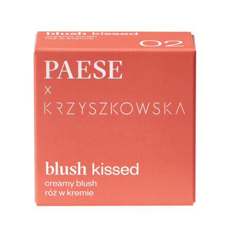 Paese x Krzyszkowska Blush Kissed, fard in crema, 02, 4 g