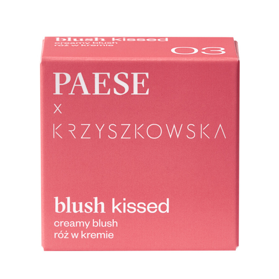 Paese x Krzyszkowska Blush Kissed, blush in crema, 03, 4 g