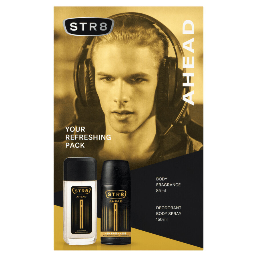 STR8 Set Ahead, deodorant, 85 ml + deodorant spray, 150 ml