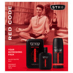 Set STR8 Red Code, apă de toaletă, 50 ml + deodorant spray, 150 ml