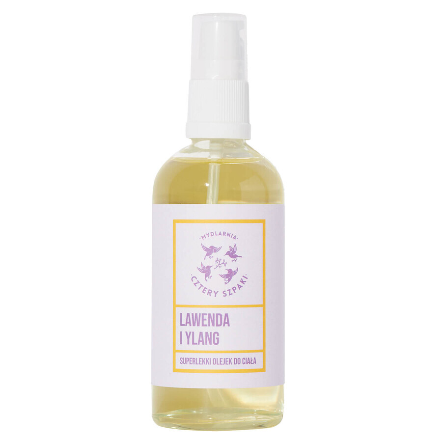 Four Pinks, ulei de corp super-ușor, lavandă și ylang, 100 ml