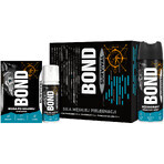 Bond Survival kit, aftershave, 100ml + deodorant, 150ml + spumă de ras, 50ml