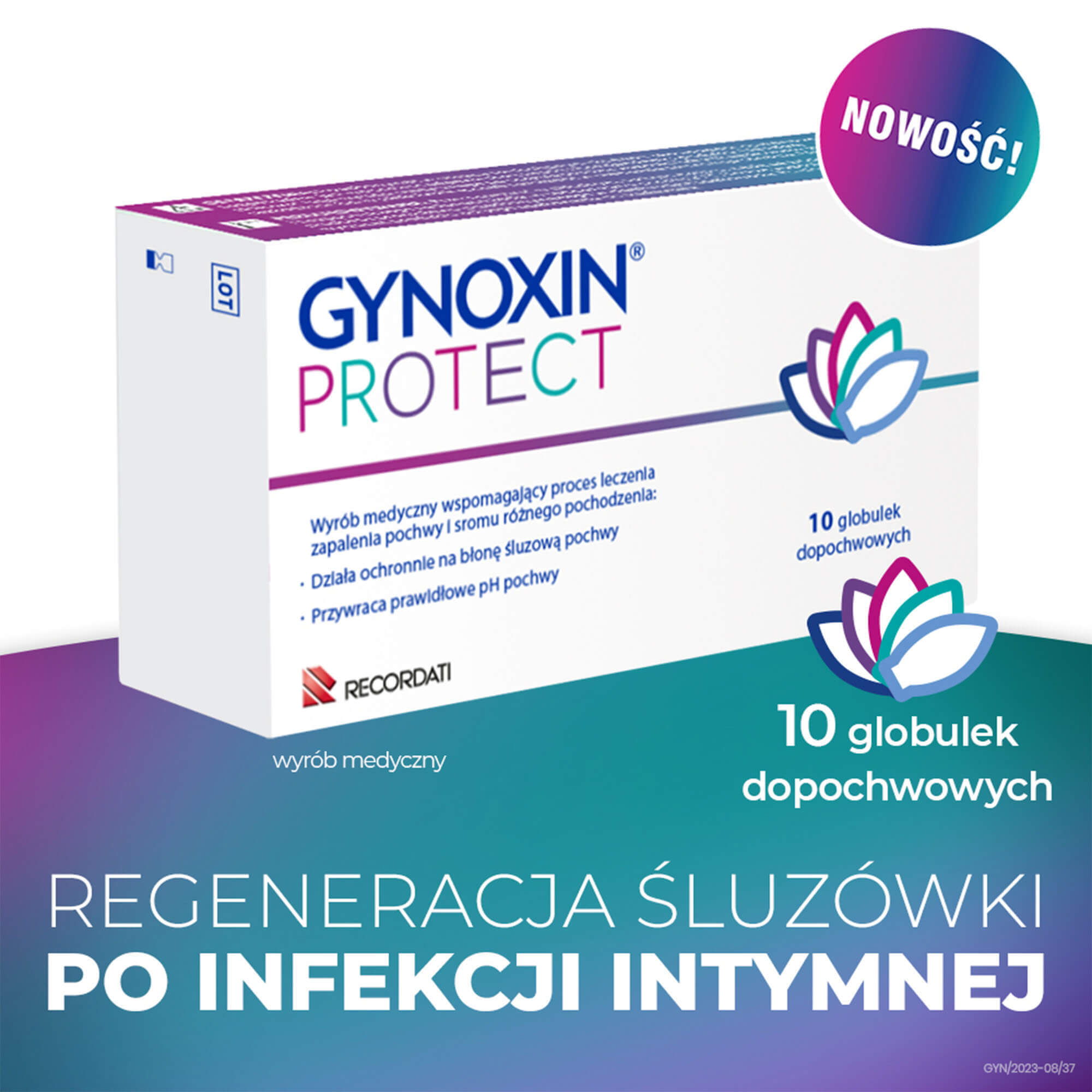 Gynoxin Protect, globule vaginale, 10 unități