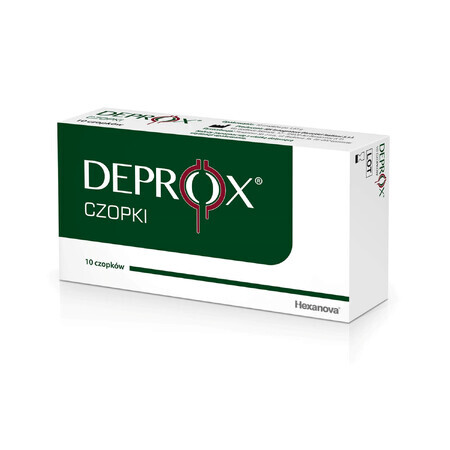 Deprox, supozitoare pentru prostatită, 10 bucăți