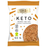 Frank&amp;Oli Keto, biscuiți moi, unt de arahide, 50 g