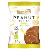 Frank&amp;Oli Biscuiți moi cu unt de arahide, banane, 50 g