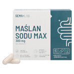 SEMA Lab Natriumbutyrat Max 300 mg, 60 Kapseln mit verzögerter Wirkstofffreisetzung