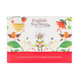 Set organic English Tea Shop, calendar de advent cu ceai bio de lux, 13 arome, 1,78 g x 25 pliculețe