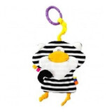 Mom's Care Rust Sensory Toy Contrast Striped Cat Pendant From Birth 1pc