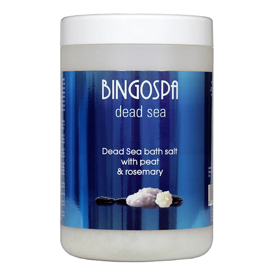 Bingospa Dead Sea, Salt from the Dead Sea with rosemary and peat, 1000 g