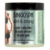 Bingospa Slim&amp;Strong, gel anti-celulită pentru corp cu centella și cafeină, 250 g