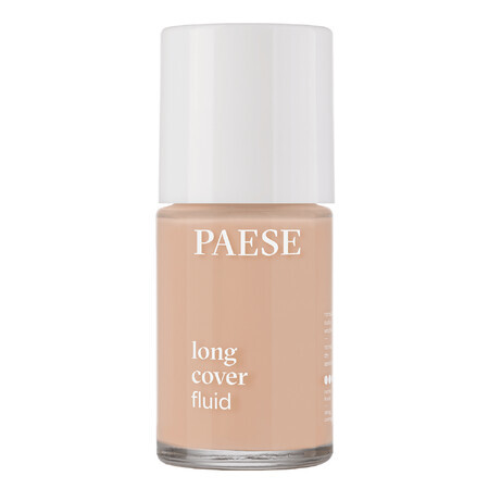 Paese Long Cover Fluid, fondotinta opaco, 03 Golden Beige, 30 ml