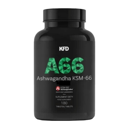 KFD A66 Ashwahandha KSM-66, 180 comprimate