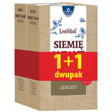 Oleofarm LenVitol, semințe de in aurii, 2 x 250 g