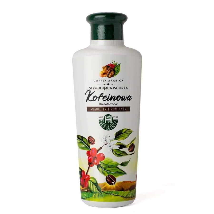 Herbaria Banfi, massage du cuir chevelu à la caféine, calendula, camomille, 250 ml