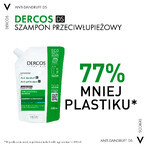 Vichy Dercos Anti Dandruff DS, șampon anti-mătreață, păr normal și gras, rezervă, 500 ml