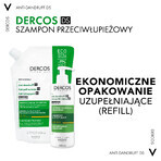 Vichy Dercos Anti Dandruff DS, șampon anti-mătreață, păr uscat, rezervă, 500 ml