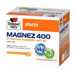 Doppelherz Shots Magnesio 400, liquido, aroma di arancia e limone, 25 ml x 20 fiale