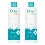 Set Oillan Derm+, emulsie de baie, din prima zi de viață, 2 x 400 ml