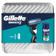 Set Gillette Mach 3, aparat de ras, 1 buc + gel de ras, 75 ml