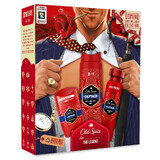 Set Old Spice Gentleman, deodorant, stick, Captain, 50 ml + deodorant, spray, Captain, 150 ml + gel de duș, Captain, 250 ml