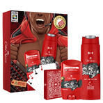 Old Spice Gamer set, stick deodorant, Wolfthorn, 50 ml + 3-in-1 douchegel, Wolfthorn, 250 ml + speelkaarten