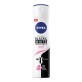 Deodorant spray Black &amp; White Invisible Clear, 150 ml, Nivea