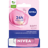 Nivea, Barra de labios, Rosa suave, 1 ud.